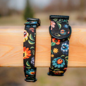 Obojek FOLKLOR ČERNÝ